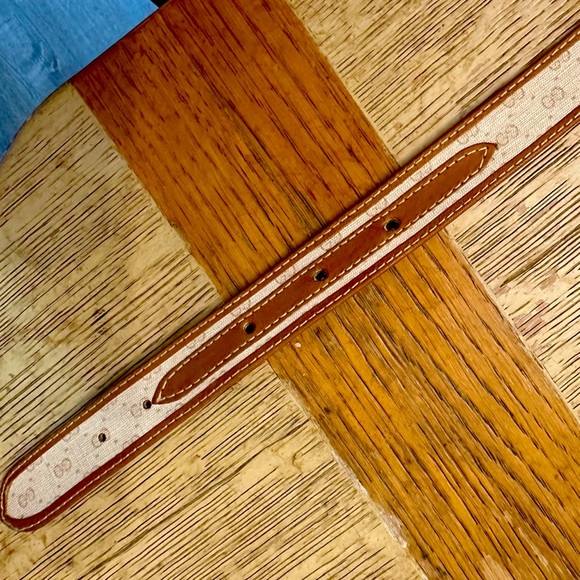 Vintage GUCCI Logo Belt size 75 or 24/0 XS - Picture 10 of 16